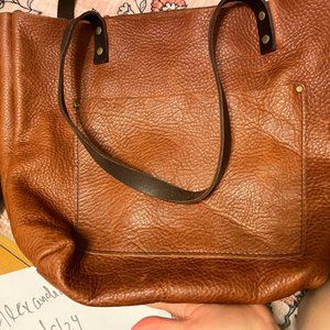 Portland Leather Goods Medium Tote in Sedona (BIG pebbles, discontinued color!)